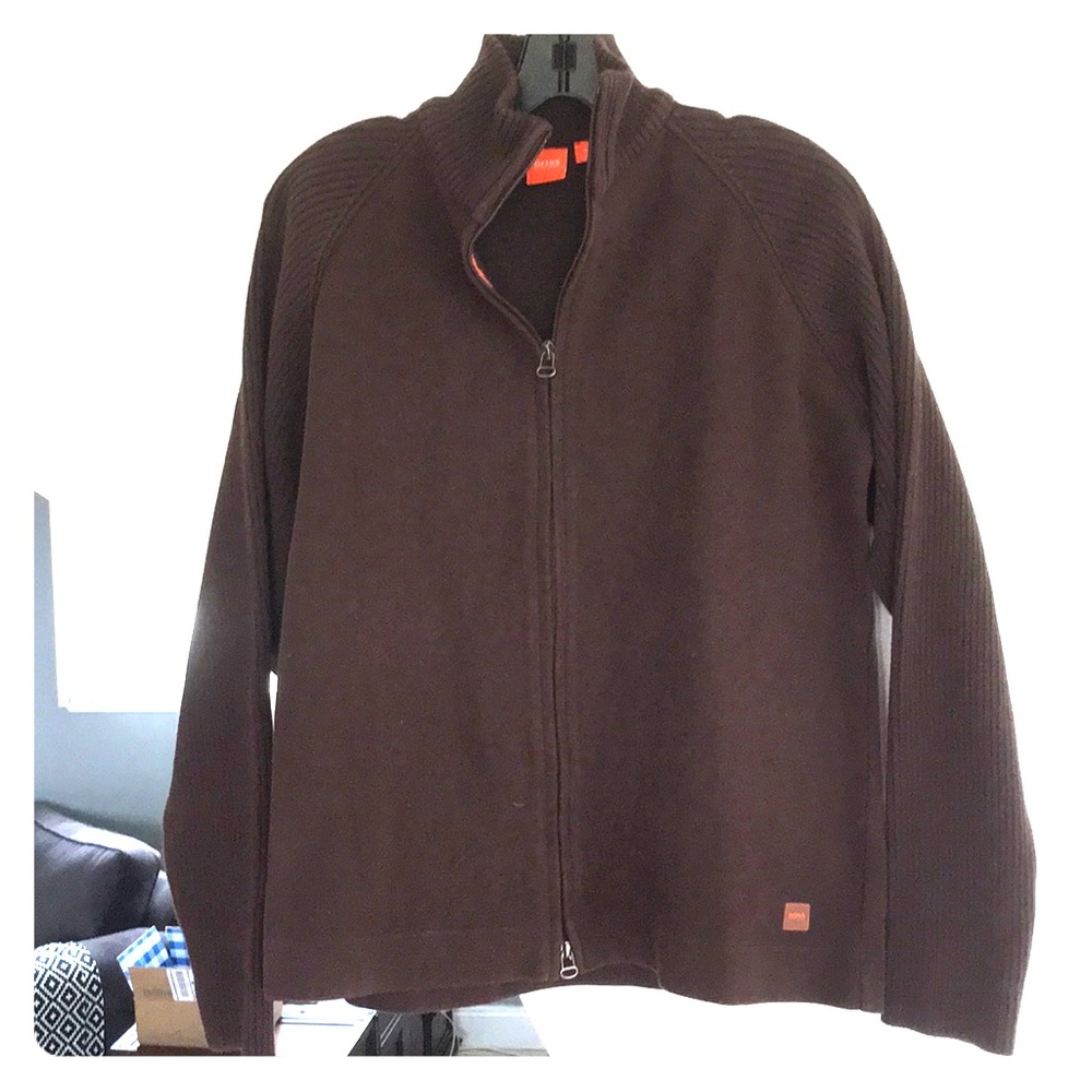 Hugo Boss Zip Up Sweater